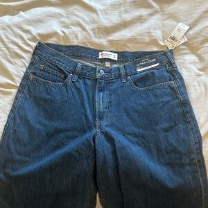Abercrombie Curve Love Low Rise Ultra Loose Fit 30 Long